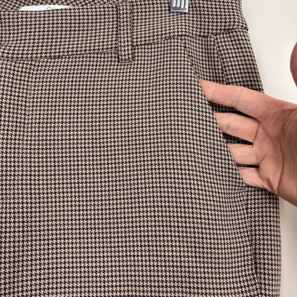 Carly Jean Los Angeles Houndstooth Pants Women's Size Medium Ankle Career Casual - Picture 3 of 15